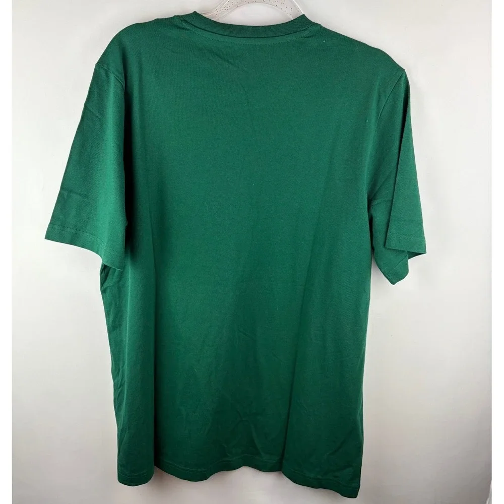 Adidas M T Fill‎ Tee Collegiate Green Geometric Graphic Retro Large 100% Cotton